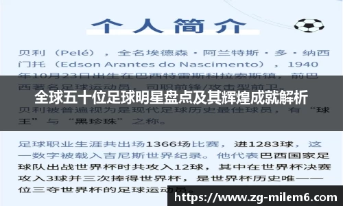 全球五十位足球明星盘点及其辉煌成就解析